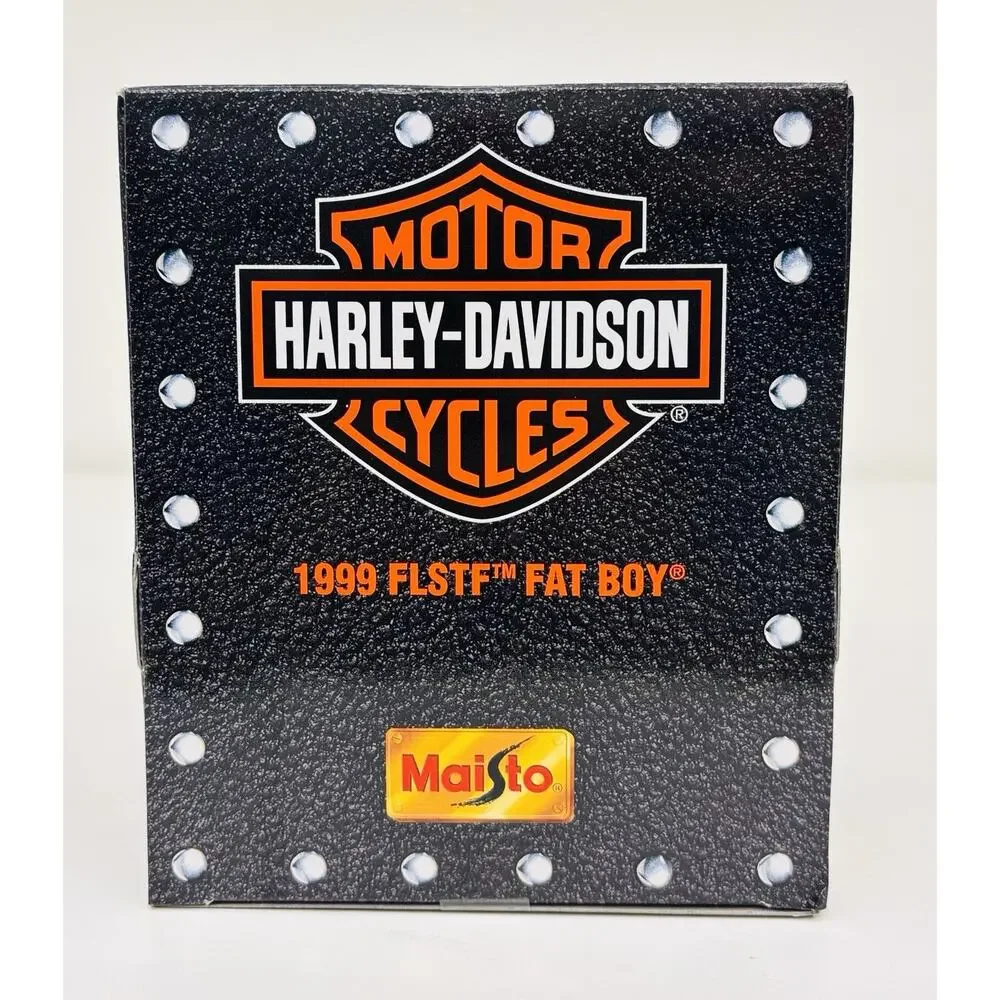 Maisto 1:10 Harley Davidson 1999 FLSTF Fat Boy Collector Edition 31606 Sealed